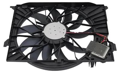 Immagine prodotto di Ventilatore di raffreddamento, 850W, 12V, motore brushless, progettato per Mercedes-Benz Classe E W211/S211, sostituzione diretta