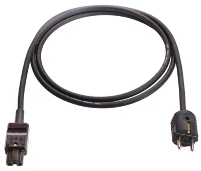 Immagine prodotto di as-Schwabe 70874 as-Schwabe Schutzkontakt/Geräte C5 Netzkabel Heißgeräte 2,0 m schwarz