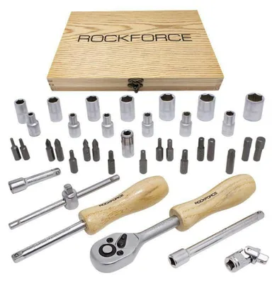 Schraubenschlüsselsatz ROCKFORCE / WMC 1/4" 38-teilig RF-2382-5