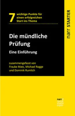 Produktbild von Die mündliche Prüfung
