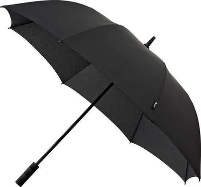 Zdjęcie produktu dla IMPLIVA GP-58-8120, Parasol przeciwdeszczowy, Okrągły, Czarny, Włókno szklane, Poliester, ABS