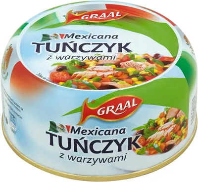 Zdjęcie produktu dla Graal Sałatka Mexicana Tunczyk z warzywami 280g