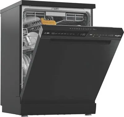 Image de Whirlpool W8F HS61BS, Lampadaire, Full size (60 cm), Noir, Noir, Tactile, 1,3 m