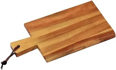 Productafbeelding van Serveerplank van acaciahout, 29 × 14 × 1,5 cm - Bruin