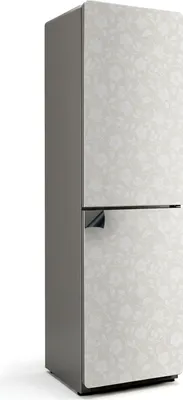 Produktbild von Zartes Blumenmuster – Magnetische Kühlschrank Abdeckung – Dekorfolie magnetisch Küche – Kühlschrank Magnet Deko – selbstklebende Magnettafel – Magnetfolie für Kühlschranktür – 60x205 cm