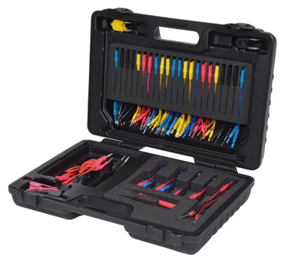 Zdjęcie produktu dla KS TOOLS 12/24V Zestaw przewodów diagnostycznych i pomiarowych Master 92 szt - 150.0950