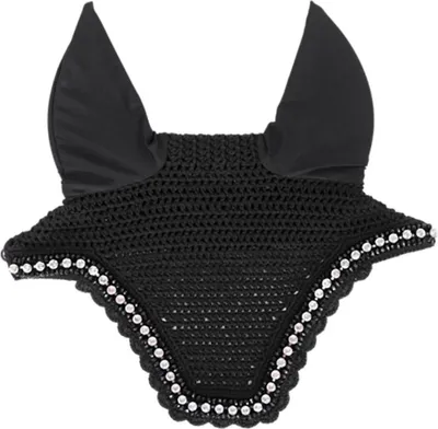 Immagine prodotto di Kentucky Horsewear Fly Cap Wellington Big Stone & Pearl Soundless Nero Full