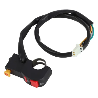 Obrázek produktu pro Spínač mlhových světel 7/8" na řídítka, tlačítko ZAP/VYP, světlomet, klakson, vypínač zapalování, motocyklový motor