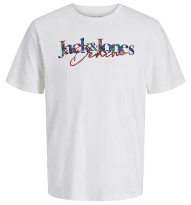 Produktbild von Jack&Jones Übergrößen T-Shirt JJTOM weiß Print