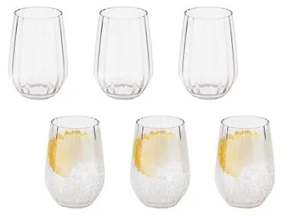 Zdjęcie produktu dla Kubki plastikowe tritan 330 ml zestaw 6 sztuk dla dzieci na prezent
