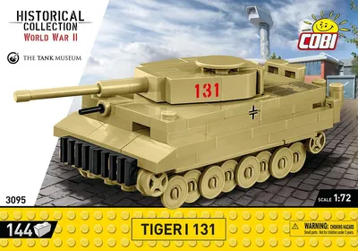 Obrázek produktu pro COBI Tiger I 131, Sada na stavění, 6 rok/roky, 144 kusů