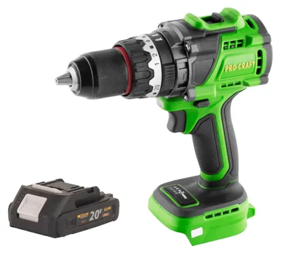 Produktbild von Procraft PA18ProBL-BB Akku Schlagbohrschrauber 20 V 180 Nm Brushless + 1x Akku 2,0 Ah - ohne Ladegerät