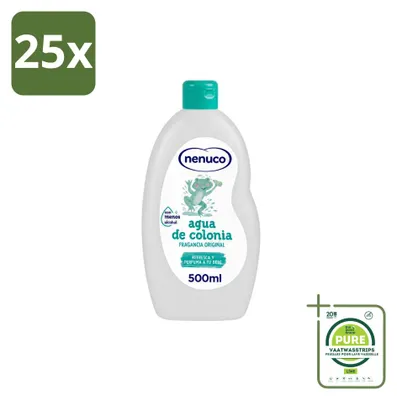 Productafbeelding van 25 x Nenuco Eau de Cologne - 500 ml - Grote verpakking - 25 stuks
