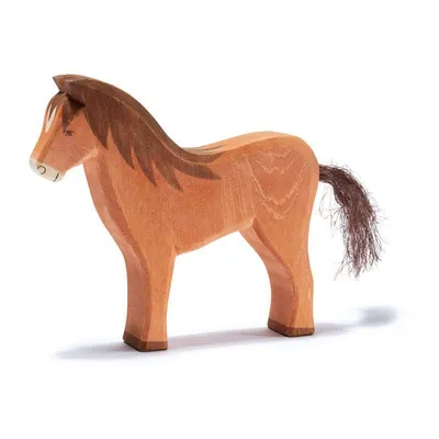 Produktbild von Ostheimer Holzfigur Pferd, braun, 13,5 cm hoch