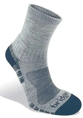 Zdjęcie produktu dla Bridgedale Hike LightWeight Merino Performance 3/4 Crew Rozmiar: M / Kolor: srebrny/granatowy