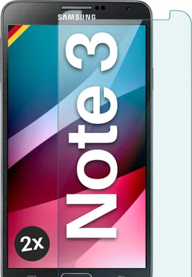 Produktbild von SCHUTZFOLIE FÜR SAMSUNG GALAXY NOTE 3 - ECHTGLAS, Stückzahl:2er Set