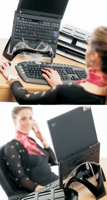 Produktbild von Fellowes Notebook Ständer Smart Suites schwarz/silber