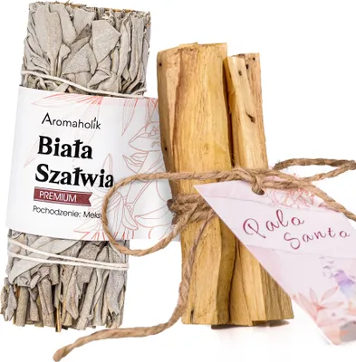 Produktbild von Set aus Palo Santo und weißem Salbei