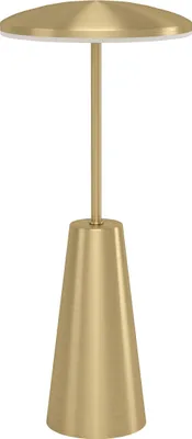 Immagine prodotto di EGLO Lampada da tavolo ricaricabile a LED 900923 ottone, 2,8 W, 270 lm CCT, IP54