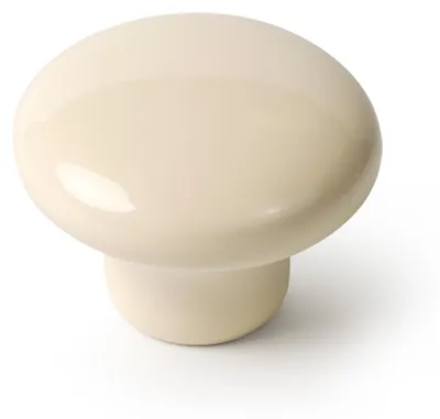 Immagine prodotto di Manopola per mobile in porcellana, diametro 32 mm, porcellana beige, confezione da 36 pezzi
