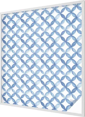 Obrázok produktu pre Vitrážová fólia na okno - 116x100 cm - vitrážový vzor - nepriehľadná dekoratívna fólia na ochranu súkromia - samolepiaca, ochrana proti UV žiareniu - geometrické kvety