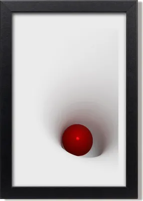 Produktbild von Bild 20x30 MDF-Rahmen, Wandkunst Abstraktionskugel