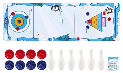 Produktbild von Tischcurling: Ein Spiel für gemütliche Wettbewerbe und Teambuilding