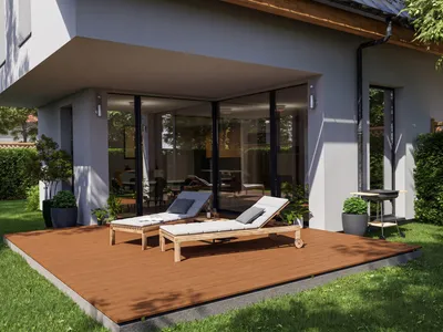 Produktbild von 4,57 m | Terrassendiele Bangkirai *Standard Qualität*