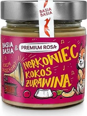 Obrázok produktu pre Alpi BasiaBasia & Premium Ružová arašidová nátierka Kešu-kokos-brusnica 195 g