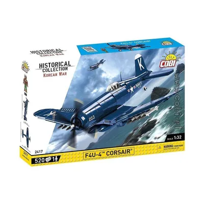 Zdjęcie produktu dla COBI F4U-4 Corsair, Klocki do budowania, 8 lat(a), 520 szt.