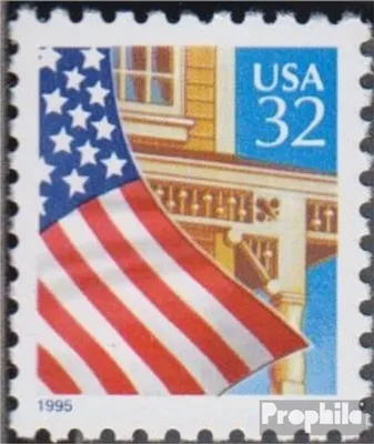 Produktbild von Briefmarken USA 1995 Mi 2563I A (kompl.Ausg.) postfrisch Flagge