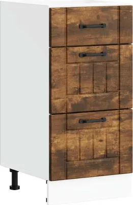 Produktbild von vidaXL Küchen-Unterschrank Lucca Räuchereiche Holzwerkstoff