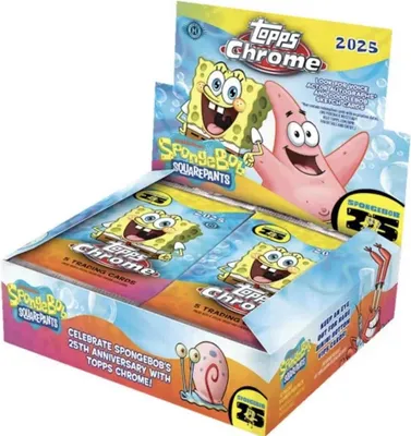 Produktbild von 2025 Topps Chrome Spongebob Hobby Box