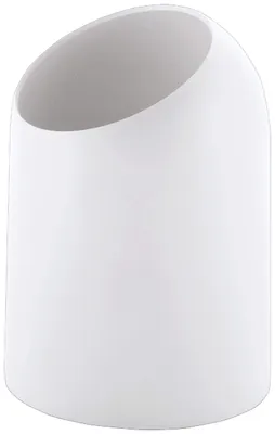 Prullenbak, weiß, 10,8 l, Kunststoff, rund