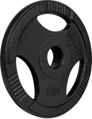 Immagine prodotto di VirtuFit Disco olimpico in ghisa da 5 kg 50 mm con 3 impugnature