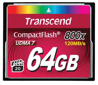 Immagine prodotto di Transcend Compact Flash 64GB 800x