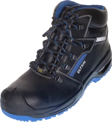 Immagine prodotto di Stivale di sicurezza stringato LEONARDO XXSG nero-blu Mid ESD S3, misura 39 ELTEN 768711