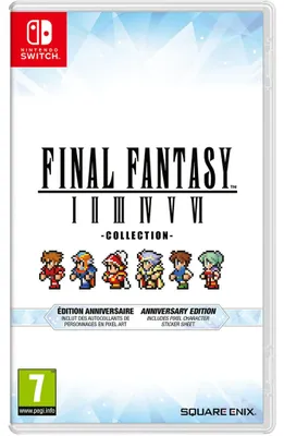Obrázok produktu pre Square Enix Final Fantasy I-VI Collection - Anniversary Edition (Nintendo Switch), Nintendo Switch, Očakávané hodnotenie