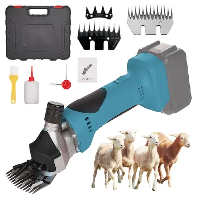Schafschere 550 W für Makita 18 V, 2 Messer, 3000 U/min, kabellos