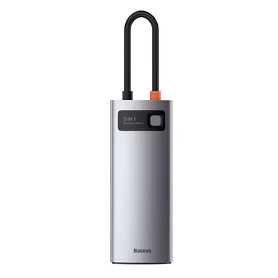 Image de Baseus Metal Gleam 5in1 Hub, USB-C vers 3x USB 3.0 + HDMI 4K@60Hz + USB-C PD