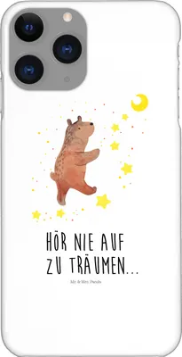Produktbild von Mr. & Mrs. Panda Iphone 11 Pro Handyhülle Bär Träume - Weiß - Geschenk, Teddy, Traum, Traumdeutung, Träumen, Handy Case, Premium Kunststoff