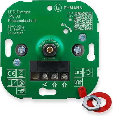 Produktbild von EHMANN Unterputz-Dimmer T46.03, Phasenabschnitt