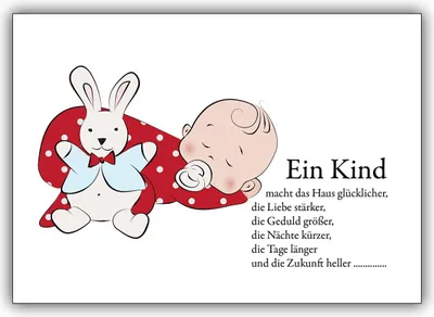 Produktbild von 4x Süße Babykarte zur Geburt mit Schnuller Baby: Ein Kind macht das