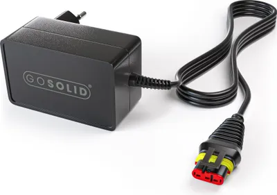 Immagine prodotto di GO SOLID! Caricabatterie compatibile con Gardena R38Li/R40Li/R45Li/R50Li/R70Li/R80Li