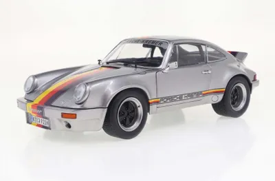 Image de Solido, Porsche 911 RSR Kremer, échelle 1:18, couleur argent, année 1973