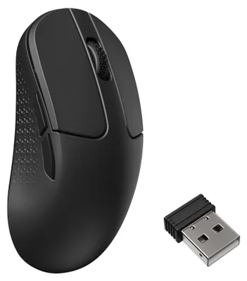 Productafbeelding van Keychron M3 Mini, versie voor rechtshandigen, optische sensor, draadloos (RF) + Bluetooth + USB Type-C, 30000 DPI, zwart
