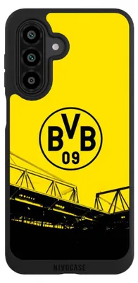 Produktbild von NIVOCASE Handyhülle für Samsung Galaxy A17 5G  Hülle NIVOpure Case Schwarz BVB Borussia Dortmund Fanartikel