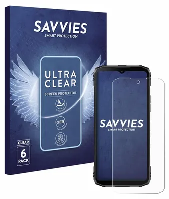 Produktbild von 6x Für Doogee Blade 10 Ultra Schutzfolie Savvies Displayschutz Display Schutz Folie Klar Transparent