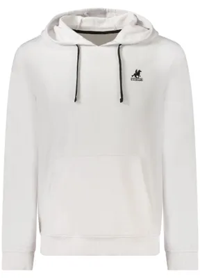 Produktbild von Elegantes Herren-Sweatshirt in Weiß mit Kapuze und Stickerei