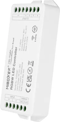 Obrázok produktu pre MiBoxer LED prijímač Controller 2.4G 12/24V "20A" PUSH Dimmer kompatibilný | FUT038P | RGBW